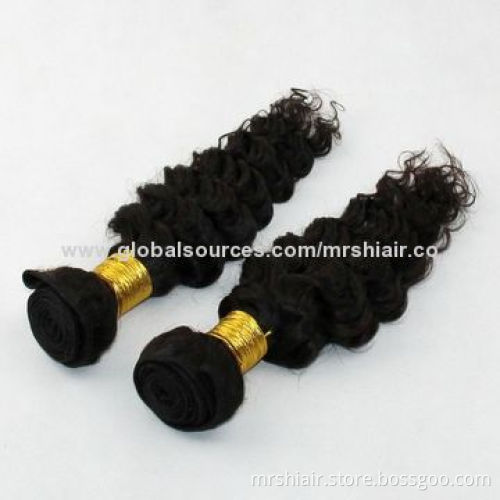 6a unprocessed, best quality, Peruvian virgin deep wave hair weaves